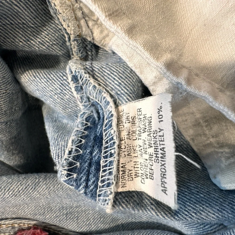 1980s-1990s VTG Levi's 501 Men’s  Jeans Distressed Finish W/ Repaired Rips
